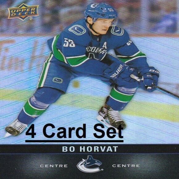 Bo Horvat Hockey Card Collection - 4 NHL Hockey Cards - Picture 1 of 5